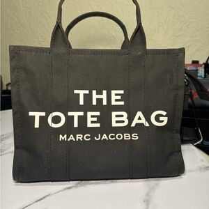 Marc Jacobs Black Canvas Tote Bag